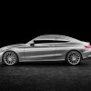 2017 Mercedes-Benz C-Class Official silver exterior profile view