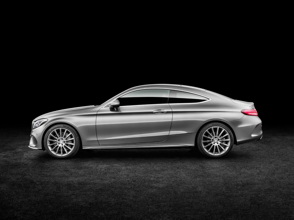 2017 Mercedes-Benz C-Class Official silver exterior profile view